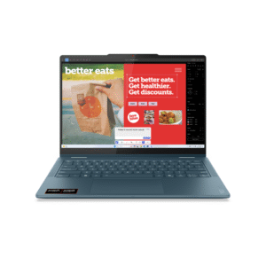 Lenovo Yoga 7 14AKP10 83JR006UMJ 14" WUXGA OLED Touch 2-in-1 Laptop Tidal Teal (AI 7 350, 24GB, 512GB SSD, ATI, W11, HS+M365 )