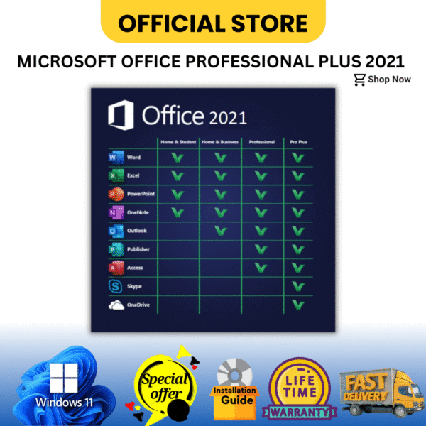Microsoft Office Professional Plus 2021,Bind Email, With Box - Image 2