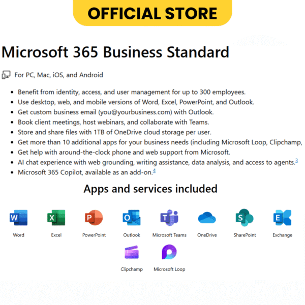 Microsoft 365 Business Standard ESD (ESD), Previously Known As Office 365 Business Premium - Image 2