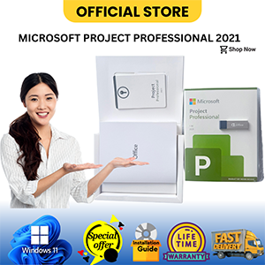Microsoft Project Professional 2021, Life Time, Box with USB Installer